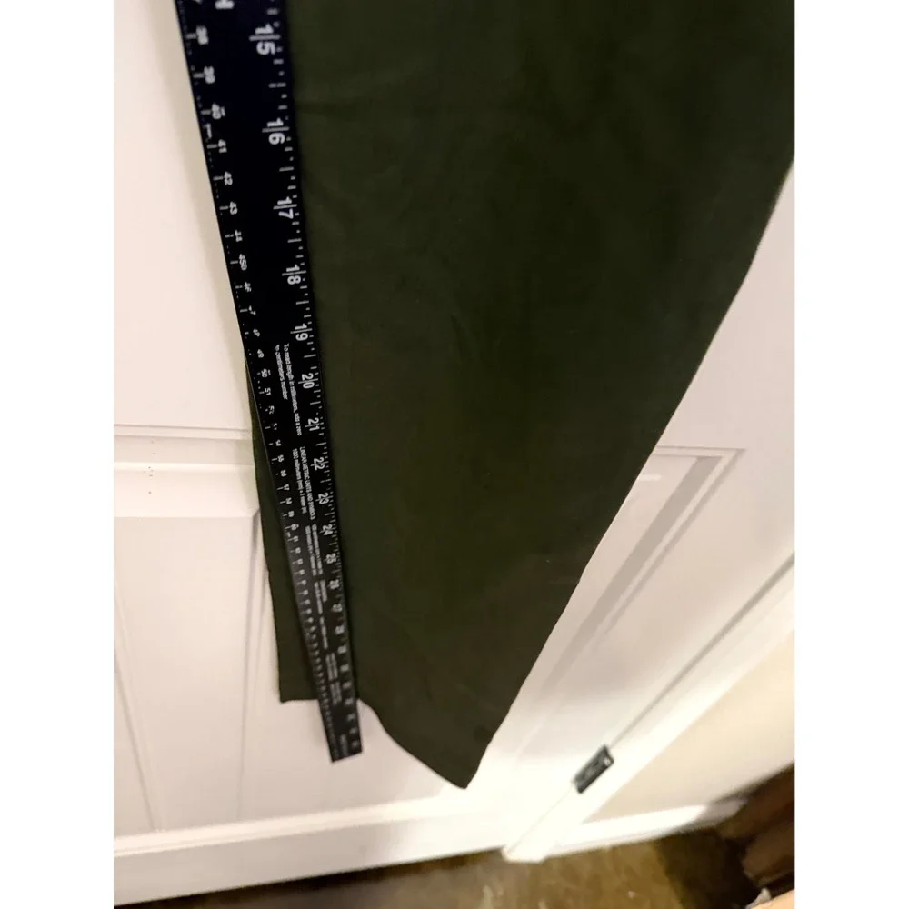 Banana Republic Chinos Mens 32x34 Olive Green Slim Fit Cotton Blend Trousers